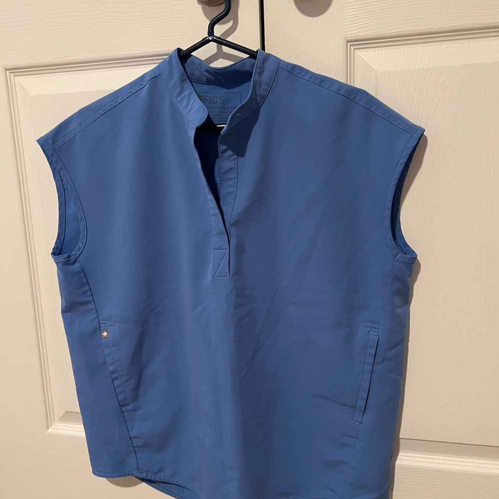 Figs Ceil Blue Rafaela Oversized Scrub Top
